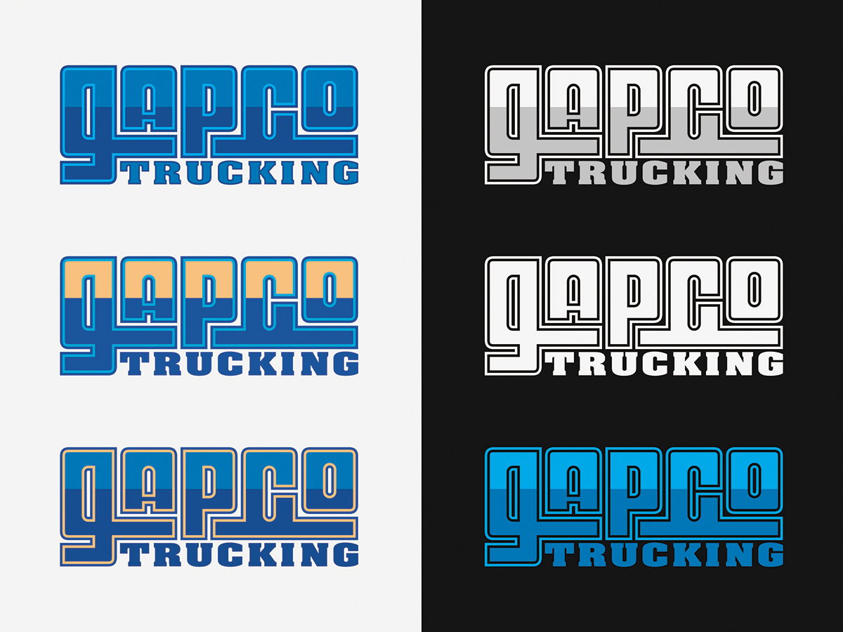 Logo Design by Robert A V for GAPCO. TRUCKING | Design #3693476