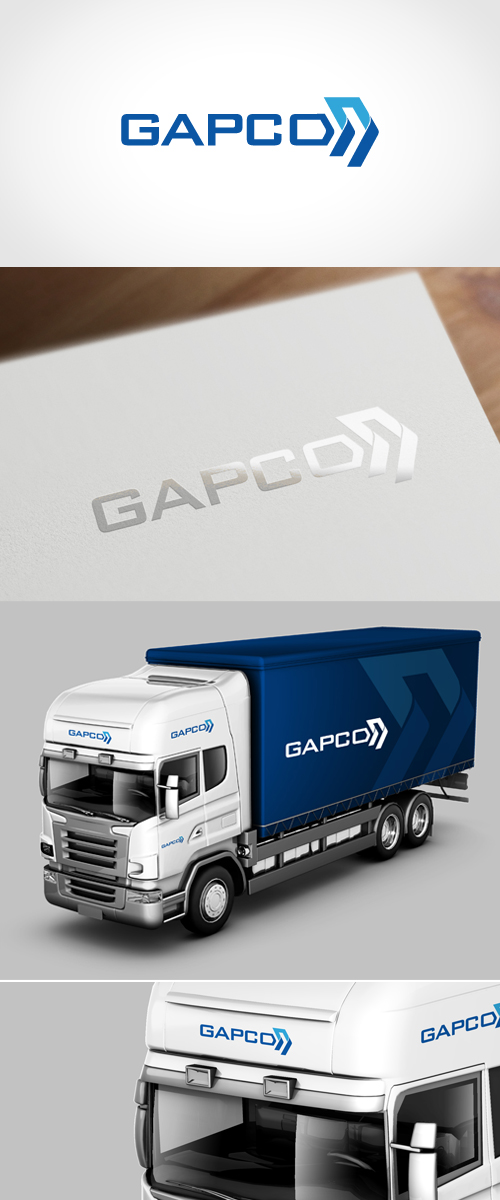 Logo Design by Manoj Talsaniya for GAPCO. TRUCKING | Design #3696982
