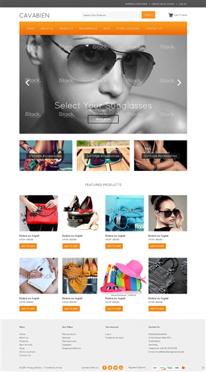Web Design by pb for Cava Bien | Design: #6400643
