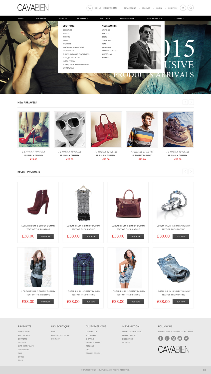 Web Design by pb for Cava Bien | Design #6400647