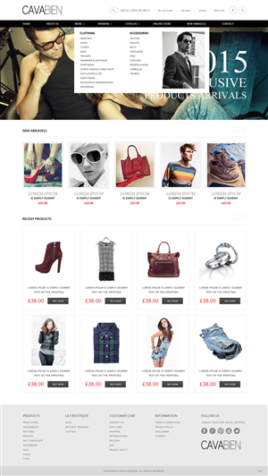 Web Design by pb for Cava Bien | Design: #6400647