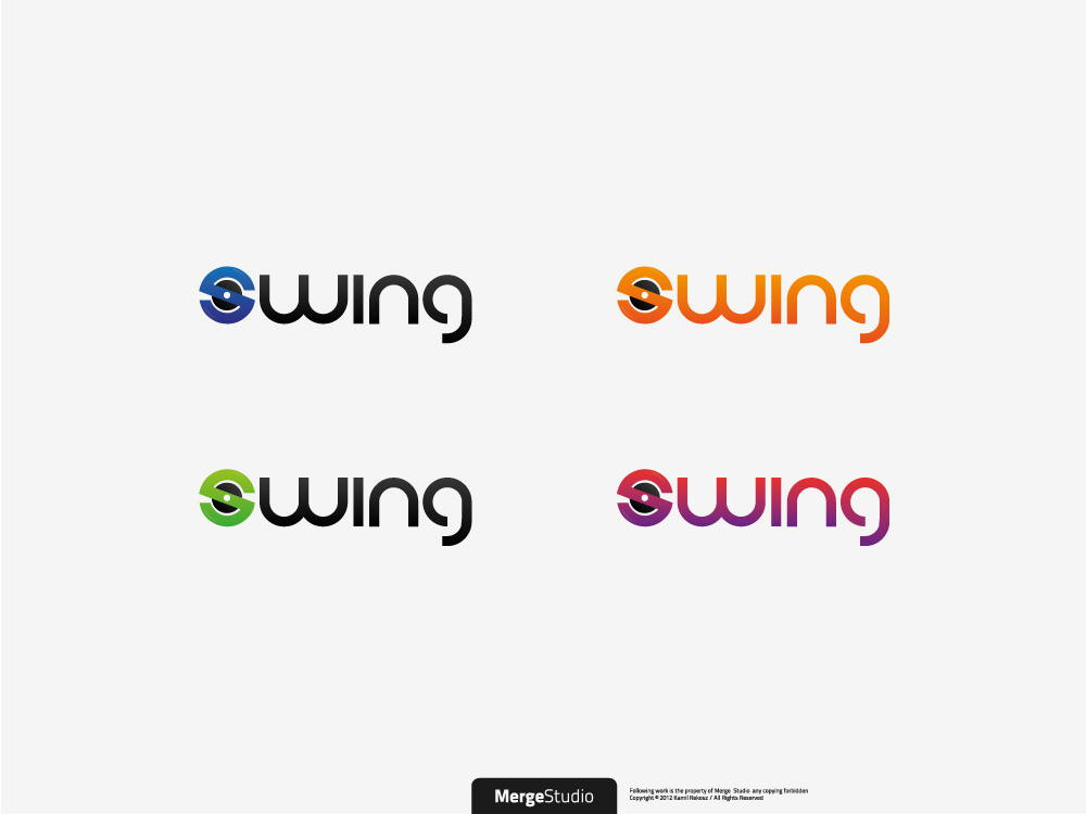 Logo Design by MergeStudio for Swing | Design #967948