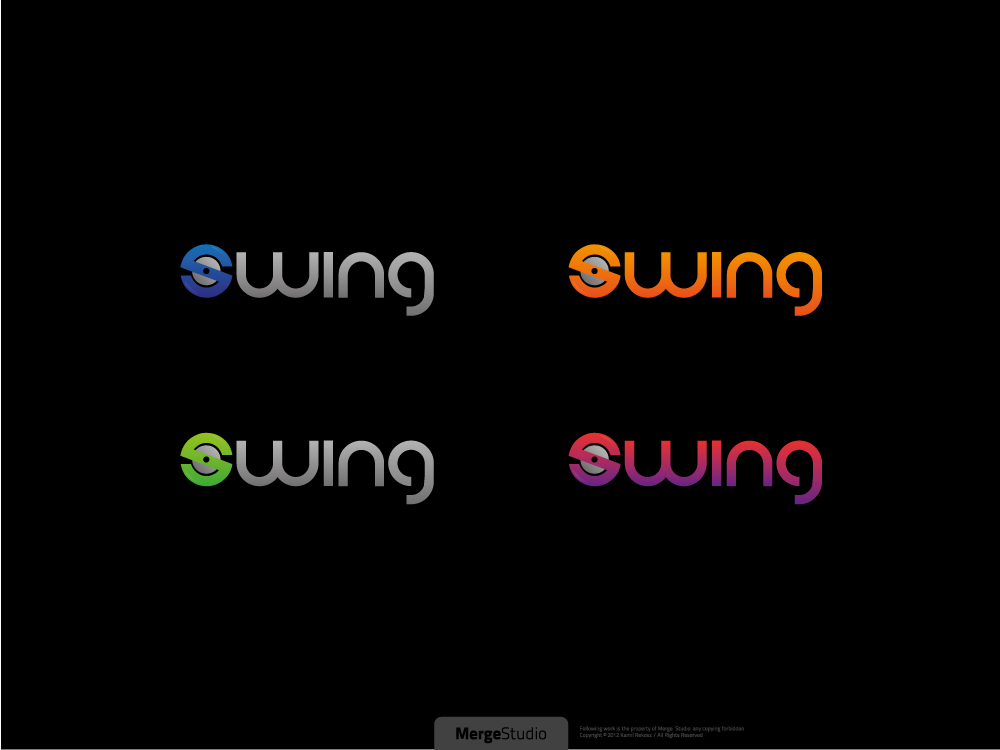 Logo Design by MergeStudio for Swing | Design #969864