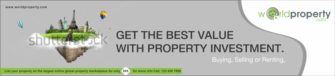 Billboard Design by Savitra for worldproperty.com | Design #3689927