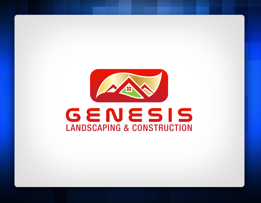 Logo Design by Spektron Designs for Genesis Landscaping & Construction | Design #3703586