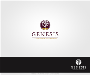 Diseño de Logo por DLab™ para Genesis Landscaping & Construction | Diseño: #3698013