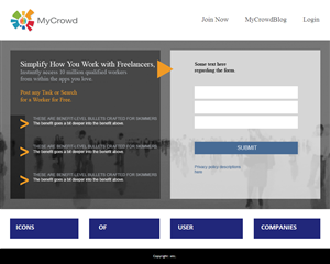 Landing Page Design by coa for this project | Design: #3712257