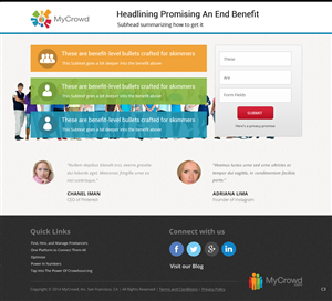 Landing Page Design by pb for this project | Design: #3686180
