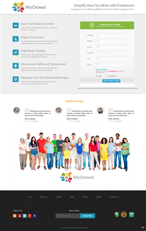 Landing Page Design by pb for this project | Design: #3686188
