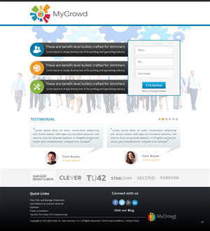 Landing Page Design by pb for this project | Design: #3686201