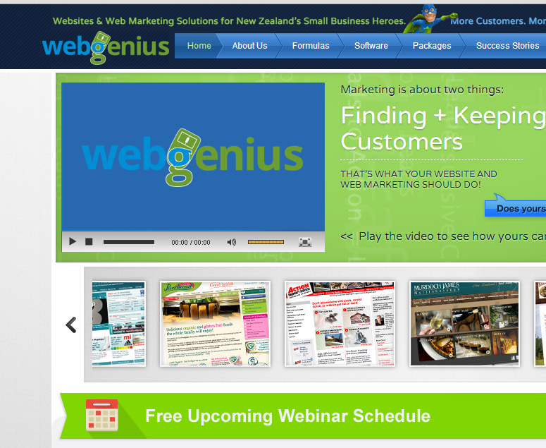 Logo Design by Wigmin for Web Genius Central New Zealand Limited | Design #3687732