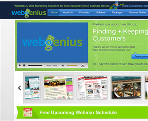 Diseño de Logo por Wigmin para Web Genius Central New Zealand Limited | Diseño: #3687732