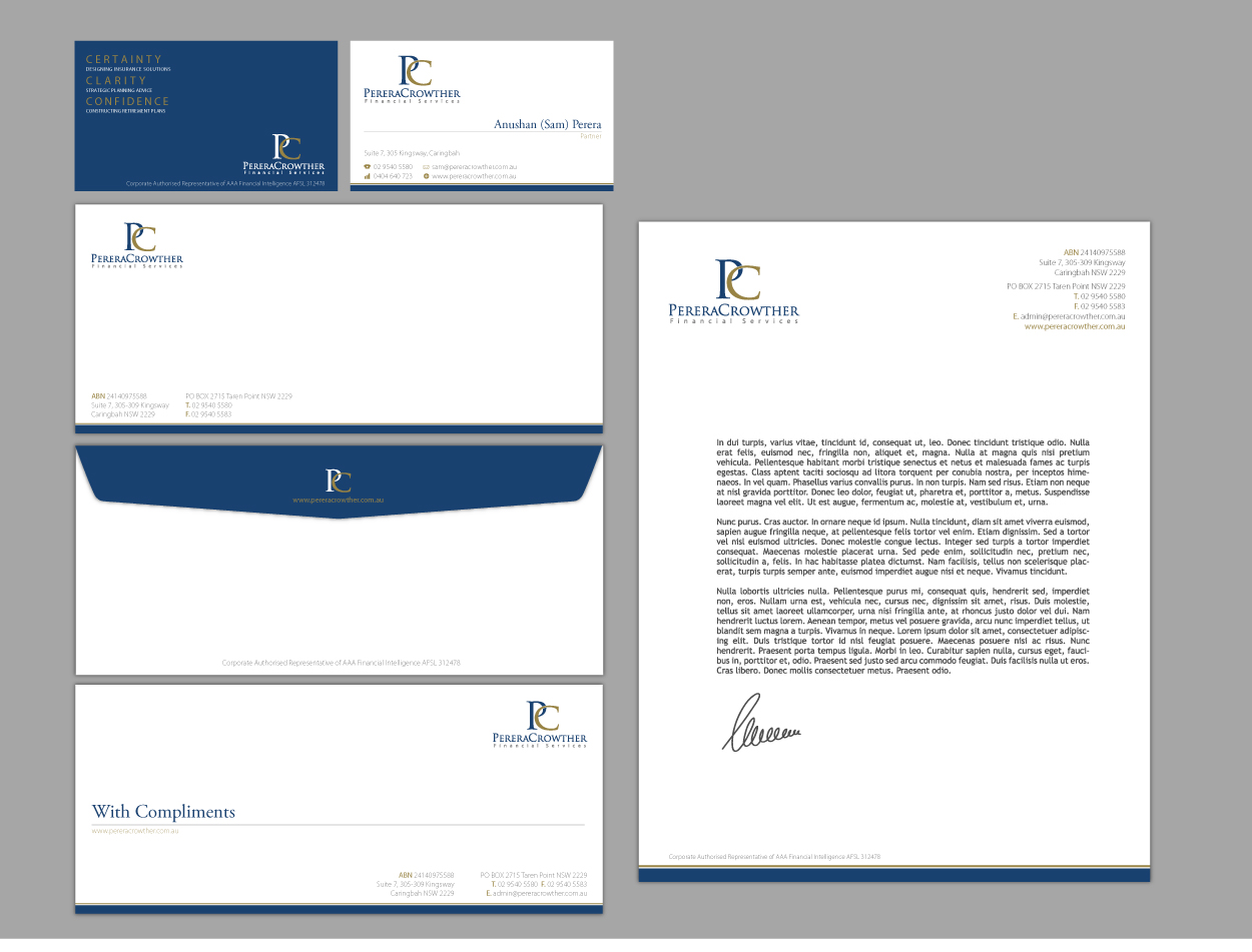 Stationery Design by Nila for this project | Design: #962794