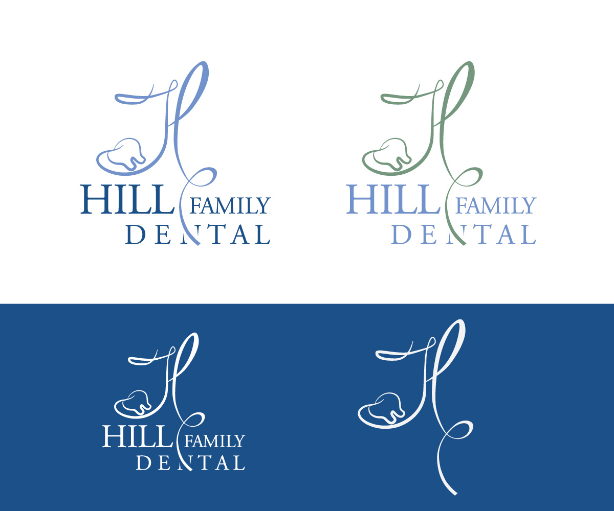 Diseño de Logo por  Olja Anbruton Design para Hill Family Dental | Diseño #3697489