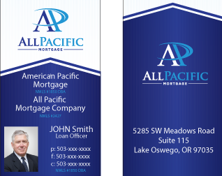 Business Card Design by TedAtkinson for All Pacific Mortgage | Design #3675523