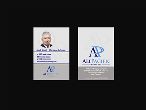 Business Card Design by Epik Enterprises for All Pacific Mortgage | Design #3670727