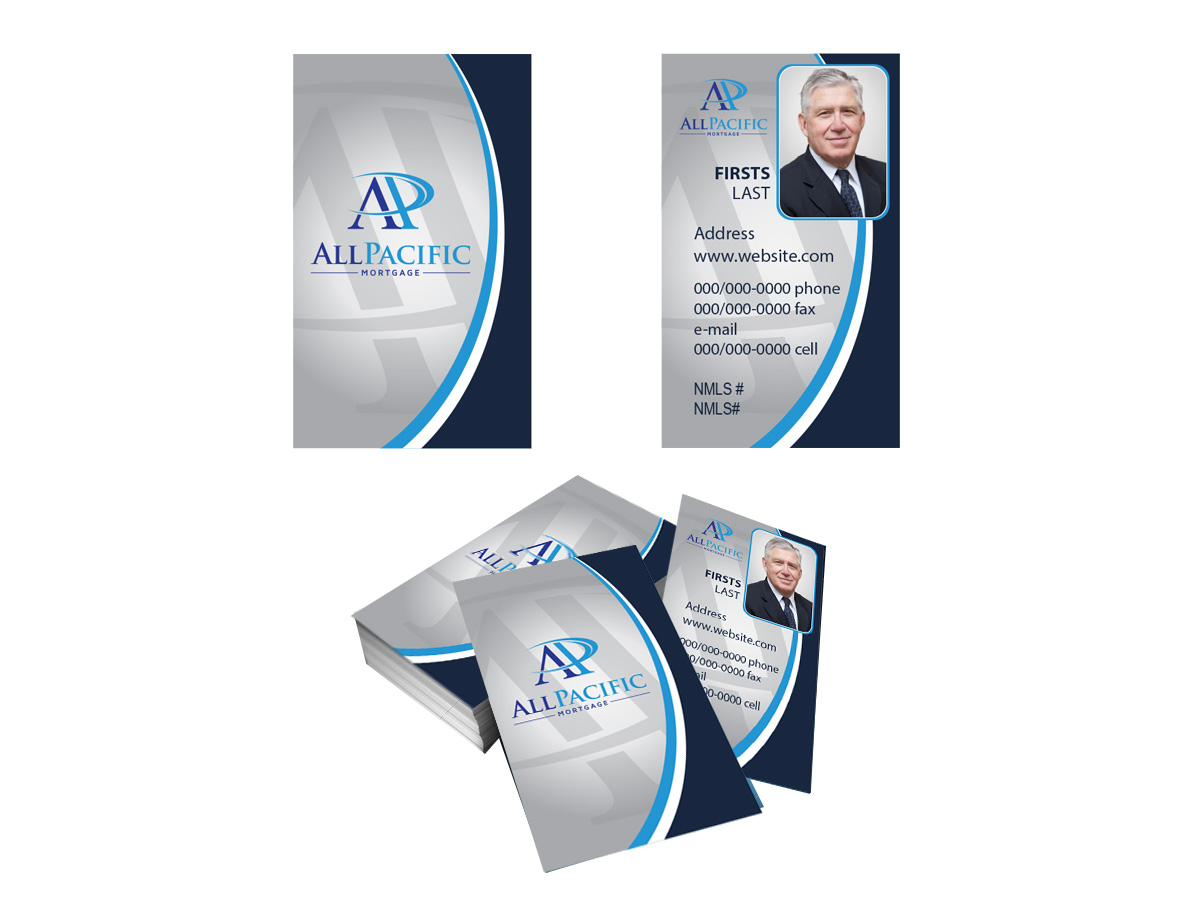 Business Card Design by Soula Vetter for All Pacific Mortgage | Design #3669557
