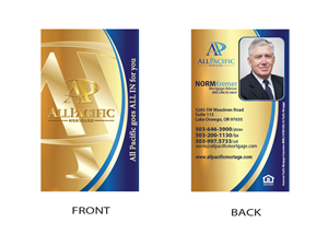 Design de Carte de Visite par Soula Vetter pour All Pacific Mortgage | Design : #3684215
