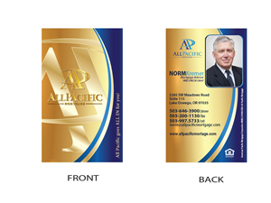 Design de Carte de Visite par Soula Vetter pour All Pacific Mortgage | Design : #3684360