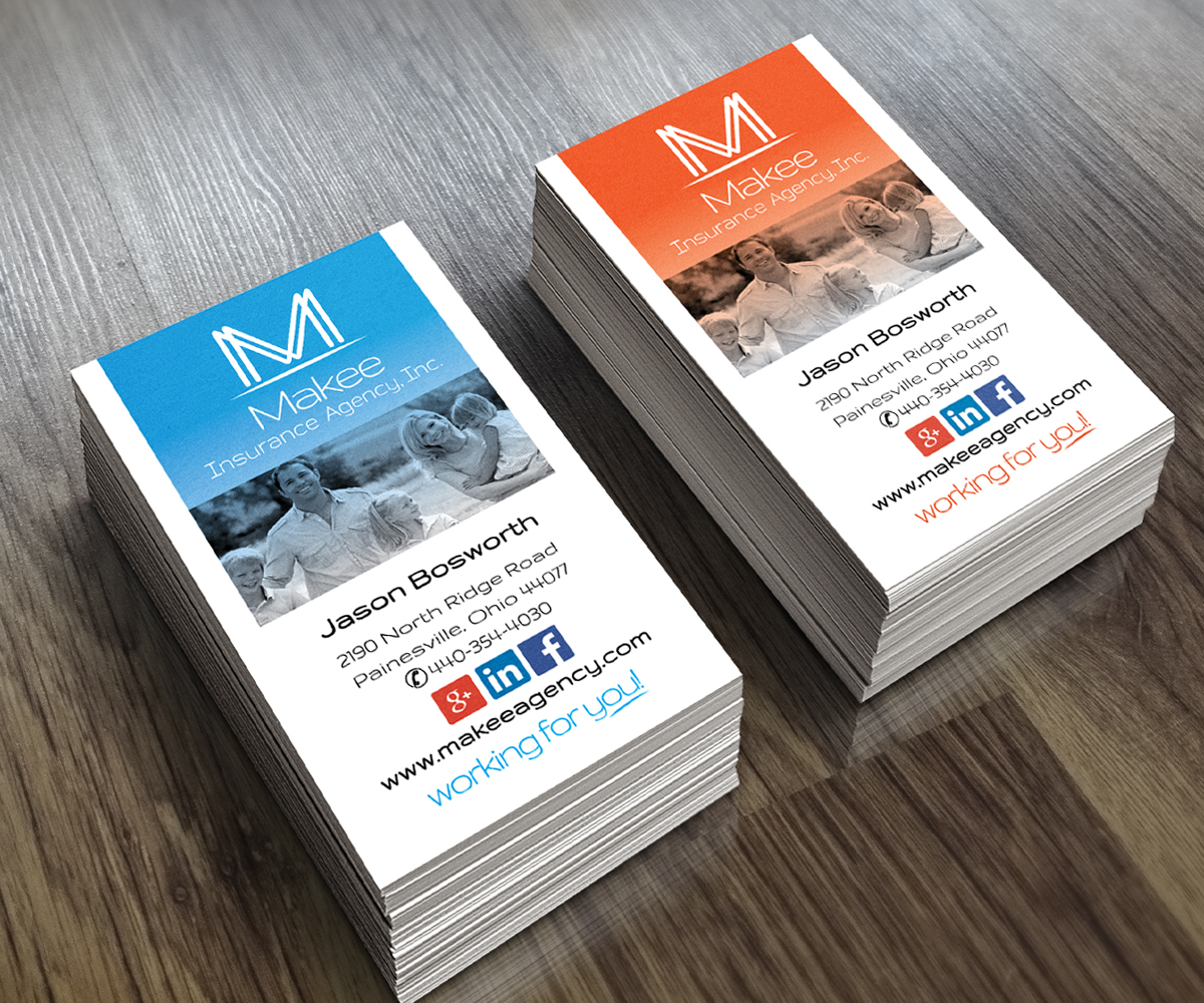 Business Card Design by see why for Makee Insurance Agency, inc | Design #3691712