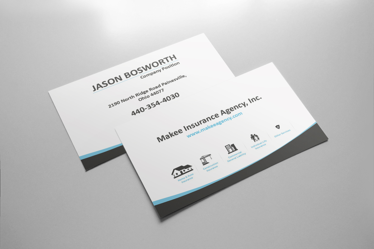 Business Card Design by Cyanide Design for Makee Insurance Agency, inc | Design #3673850
