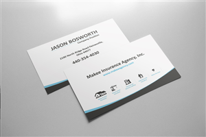 Business Card Design by Cyanide Design for Makee Insurance Agency, inc | Design: #3673850