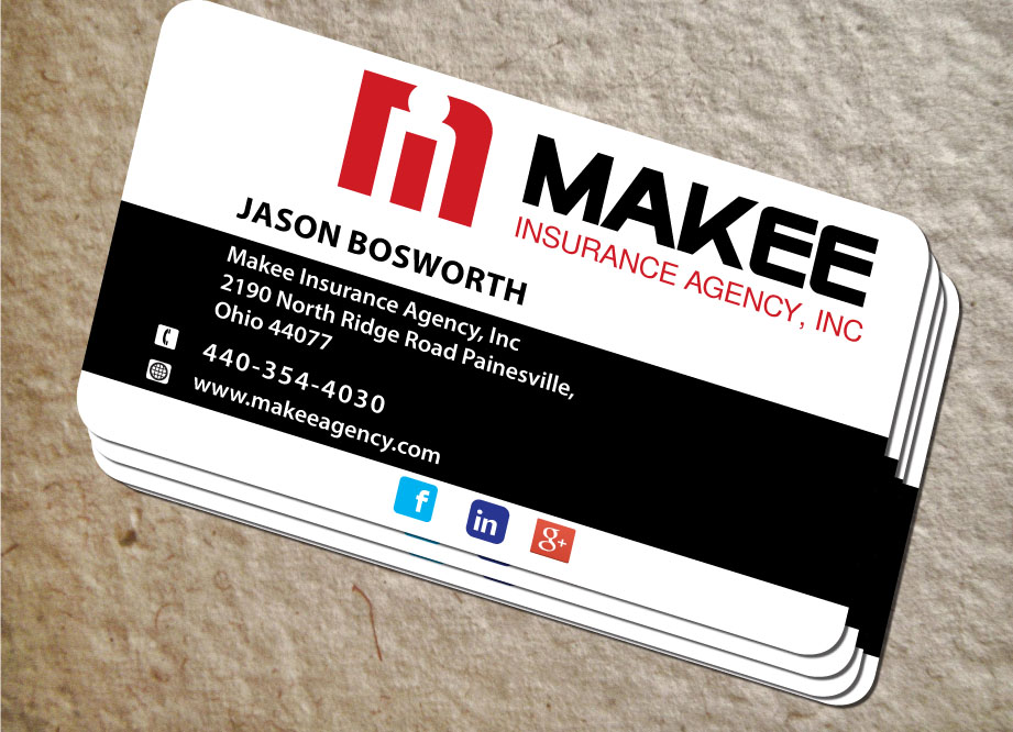 Business Card Design by Elkana Letting for Makee Insurance Agency, inc | Design #3673897