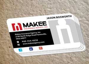 Business Card Design by Elkana Letting for Makee Insurance Agency, inc | Design: #3673898