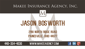 Business Card Design by BOXagency for Makee Insurance Agency, inc | Design: #3688900