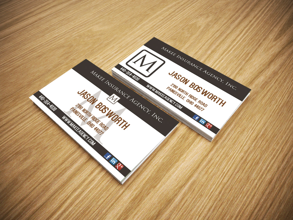 Business Card Design by BOXagency for Makee Insurance Agency, inc | Design #3688905