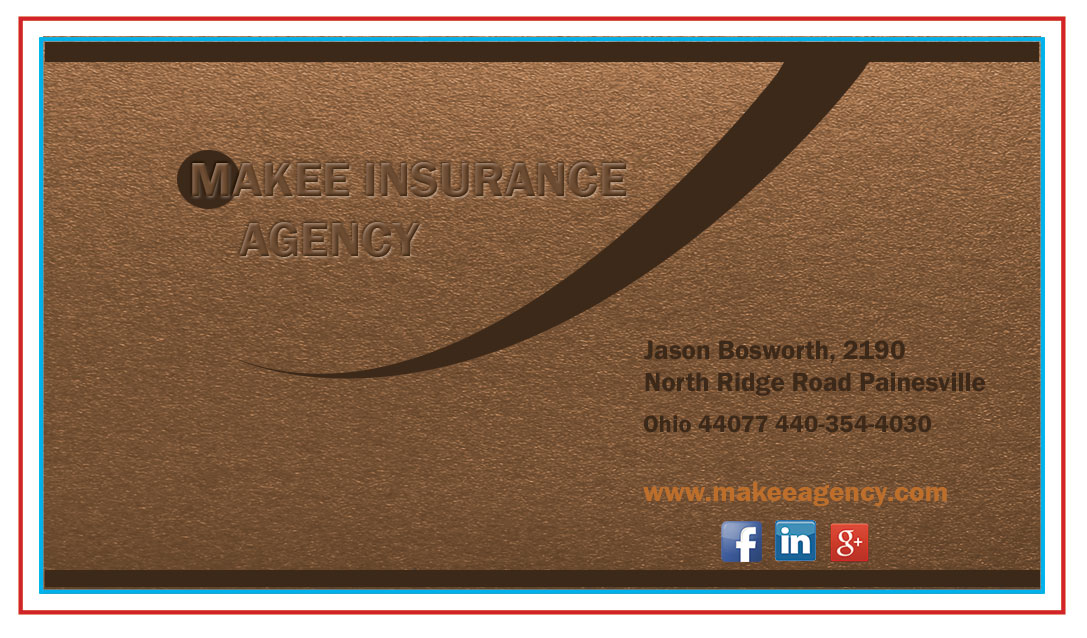 Business Card Design by avni dawar for Makee Insurance Agency, inc | Design #3676659