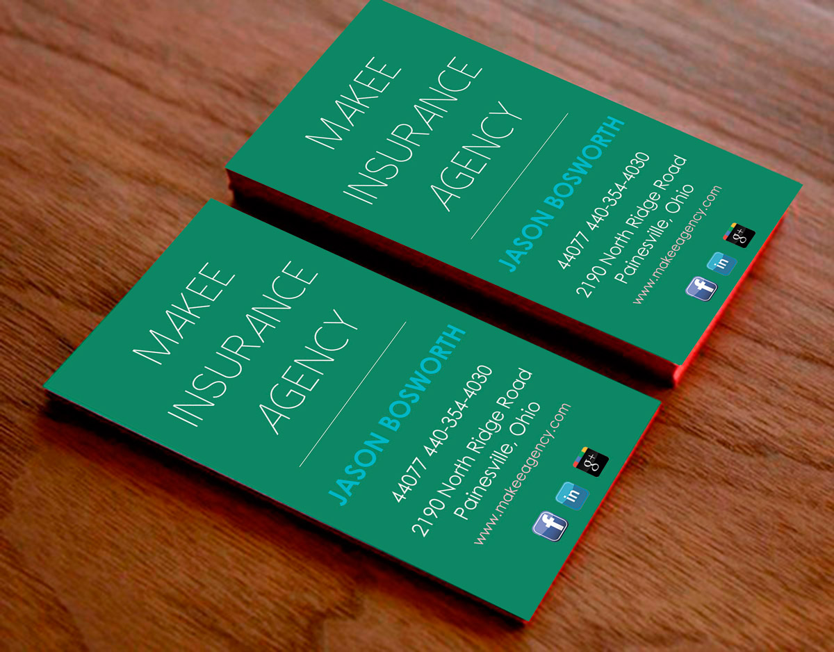 Business Card Design by JulySprite for Makee Insurance Agency, inc | Design #3687013