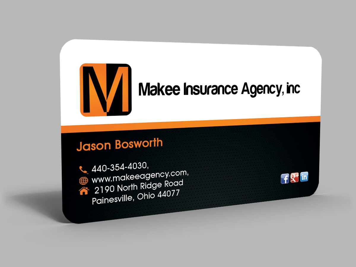Business Card Design by Hardcore Design for Makee Insurance Agency, inc | Design #3697200