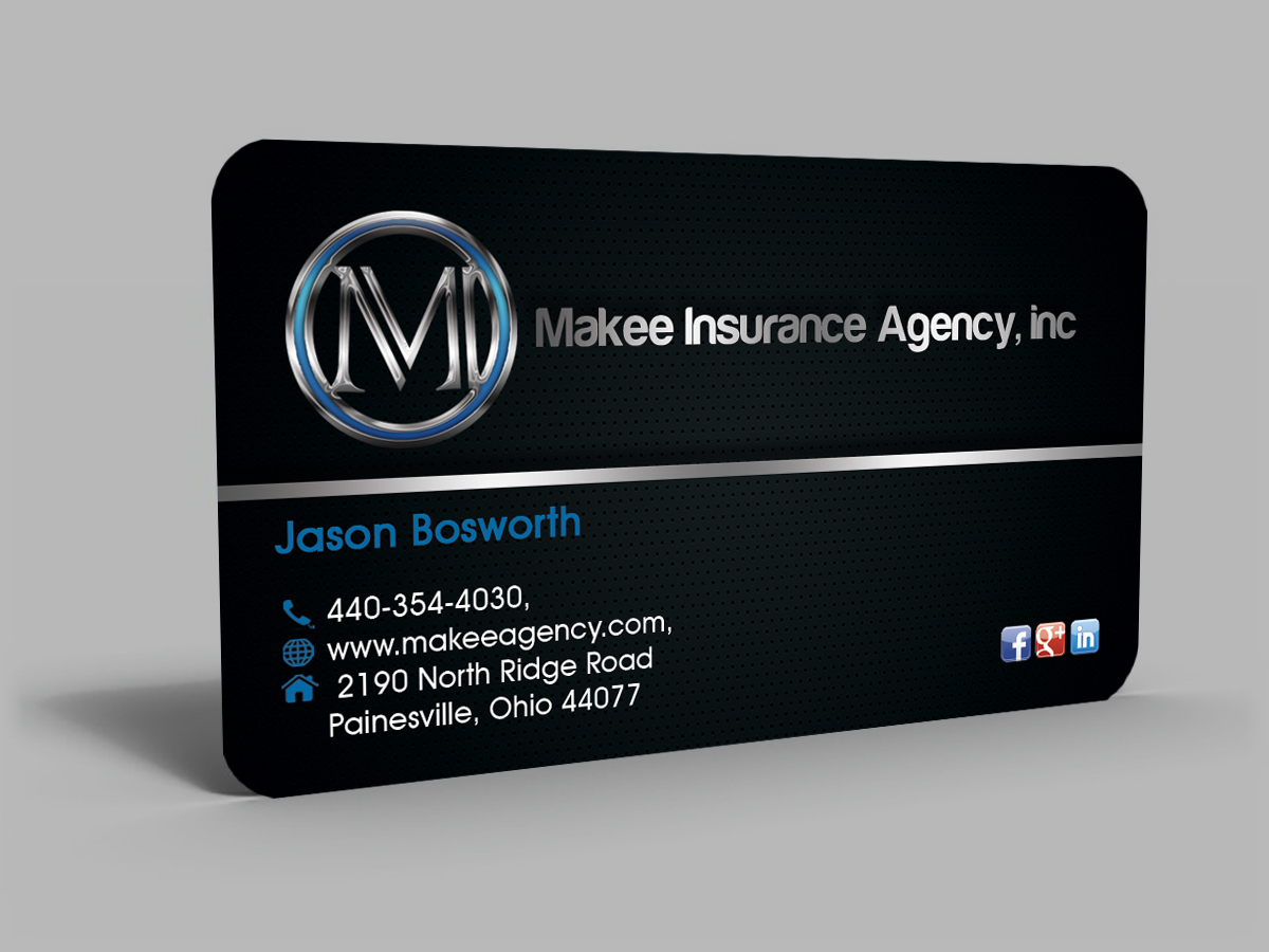 Business Card Design by Hardcore Design for Makee Insurance Agency, inc | Design #3697246