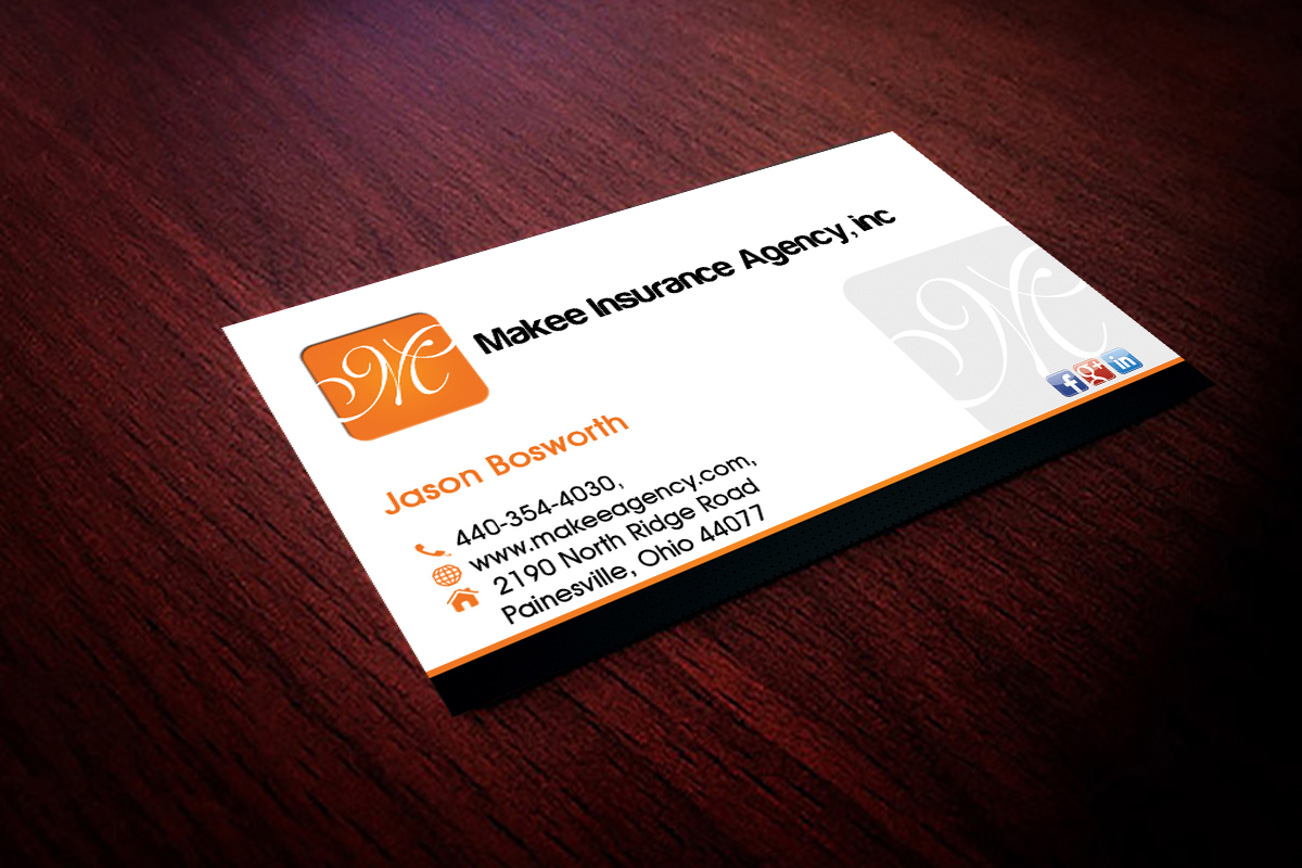 Business Card Design by Hardcore Design for Makee Insurance Agency, inc | Design #3697268