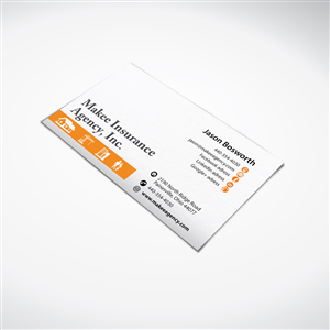 Business Card Design by tuan1968 for Makee Insurance Agency, inc | Design: #3682300