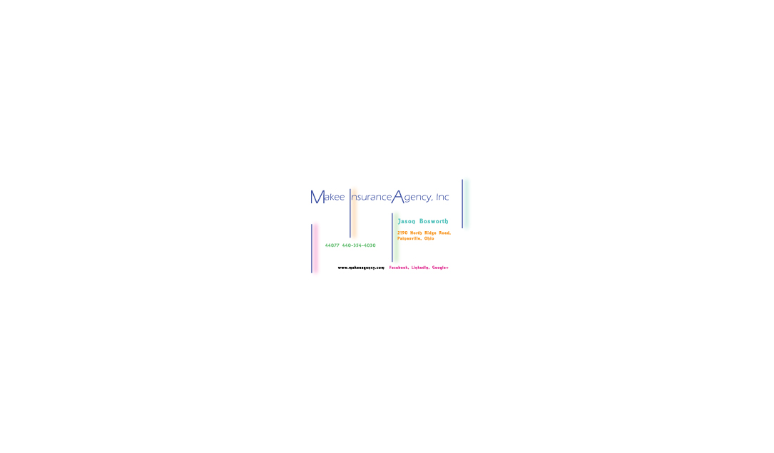 Business Card Design by iarts4u for Makee Insurance Agency, inc | Design #3683126