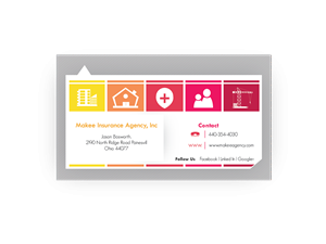 Business Card Design by saurabh7993bhavsar for Makee Insurance Agency, inc | Design: #3681073