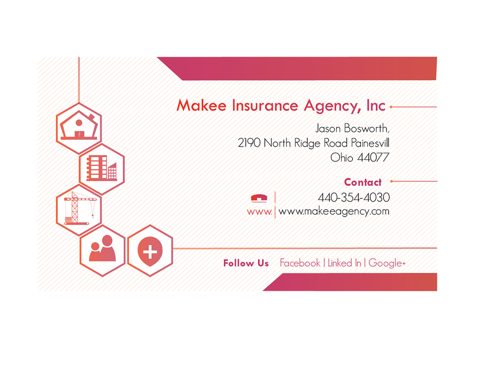 Business Card Design by saurabh7993bhavsar for Makee Insurance Agency, inc | Design #3681081