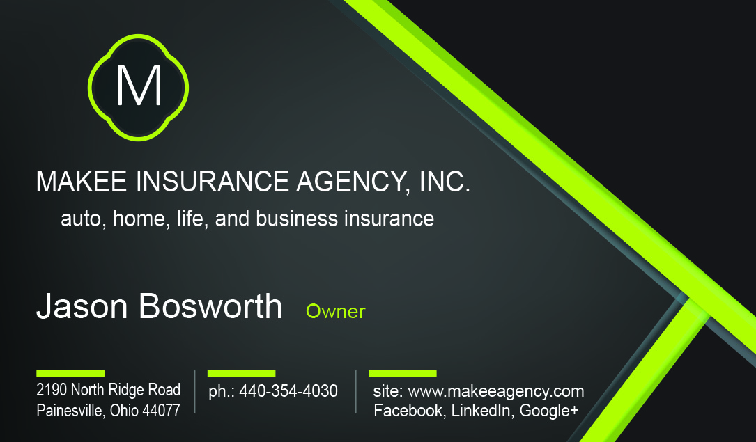 Business Card Design by Seoirse for Makee Insurance Agency, inc | Design #3675000