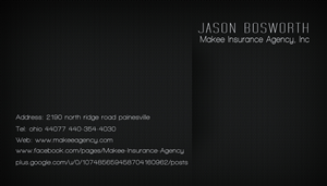 Business Card Design by munisa nebiyeva for Makee Insurance Agency, inc | Design: #3669574