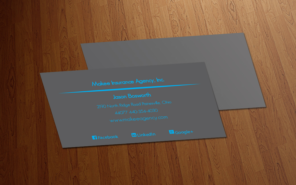 Business Card Design by Steven Hill for Makee Insurance Agency, inc | Design #3682183