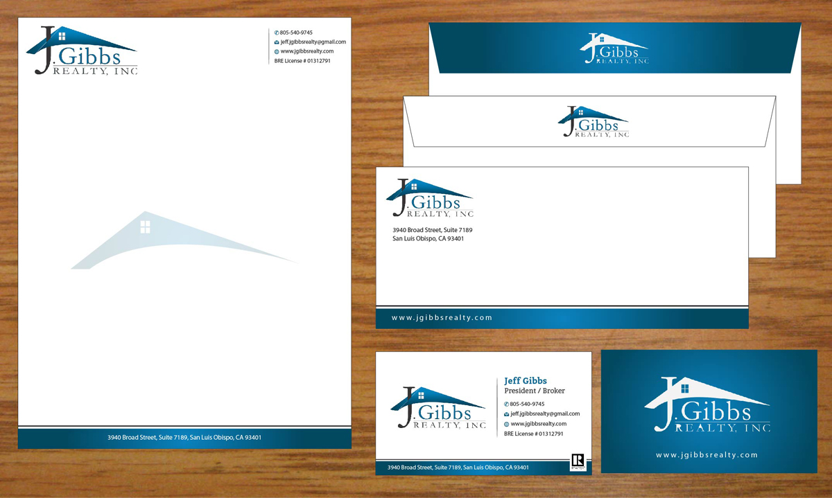 Stationery Design by Joy16589 for JC Gibbs Realty | Design #3697612