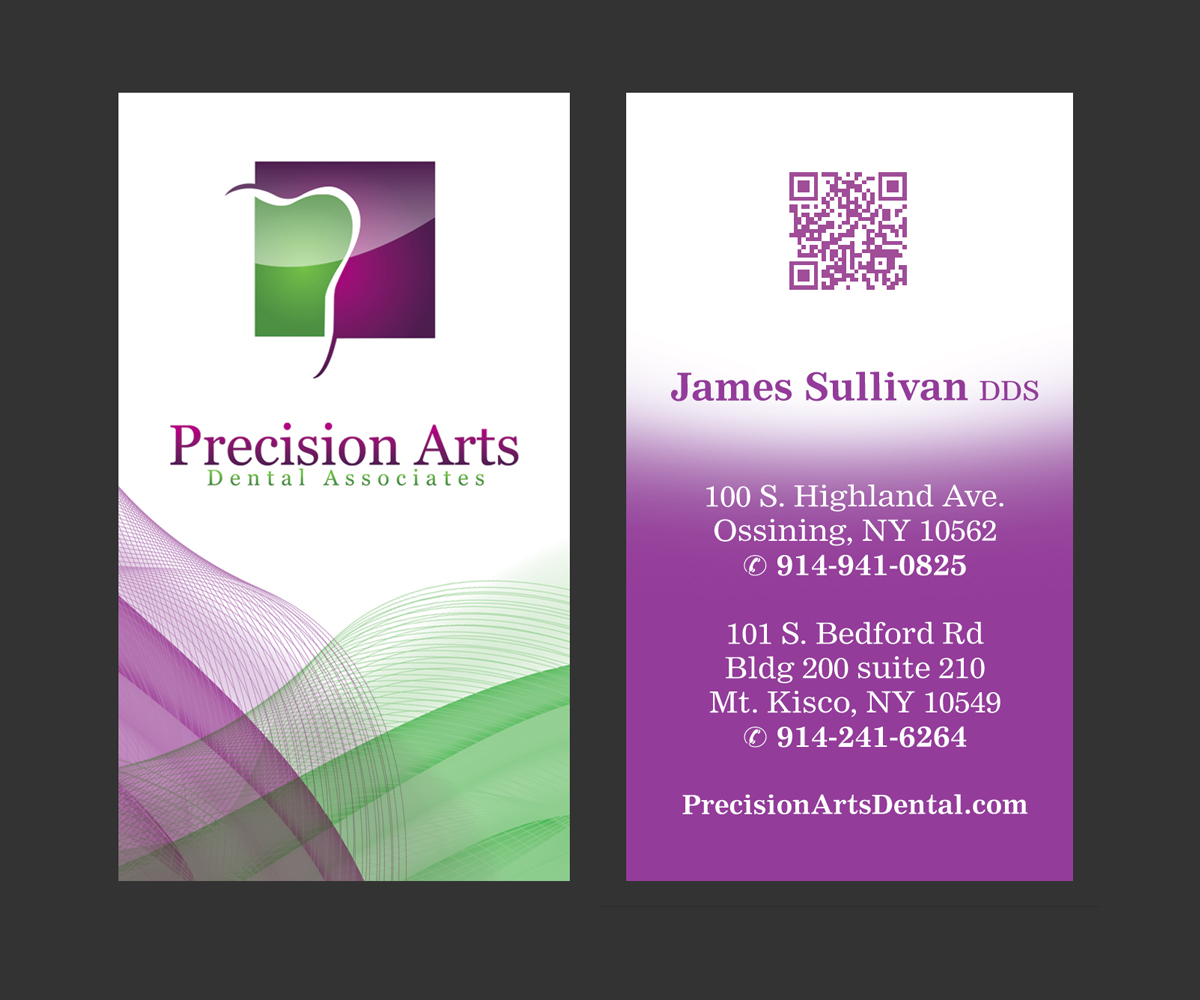 Design de Carte de Visite par see why pour Precision Arts Dental Associates | Design #3756194