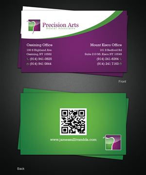 Business Card Design by Pixeleas for Precision Arts Dental Associates | Design: #3755407