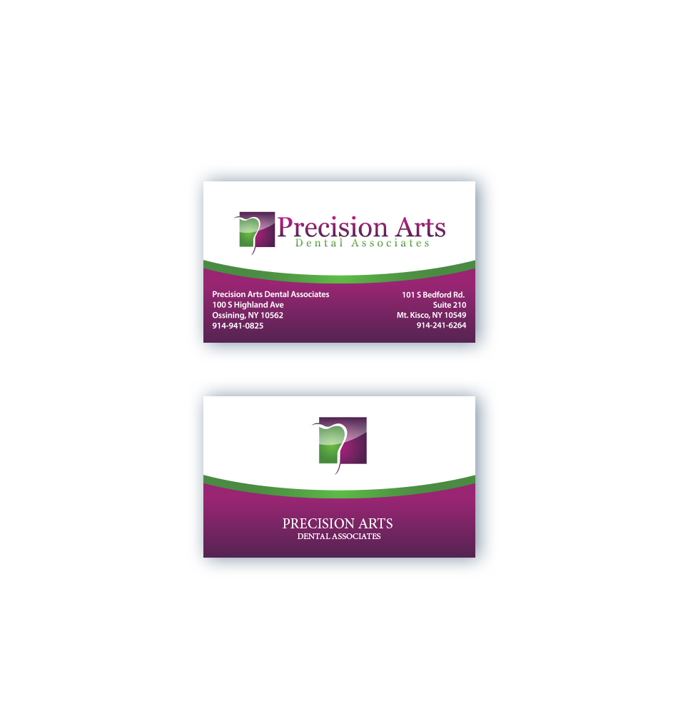 Business Card Design by damakyjr for Precision Arts Dental Associates | Design #3691906