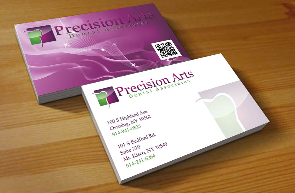 Visitenkarten-Design von Hardcore Design für Precision Arts Dental Associates | Design #3781681