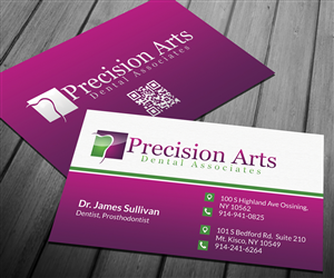 Design de Carte de Visite par Sarah Haroon pour Precision Arts Dental Associates | Design : #3690372