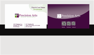 Business Card Design by Moustache-Graphics for Precision Arts Dental Associates | Design: #3691221