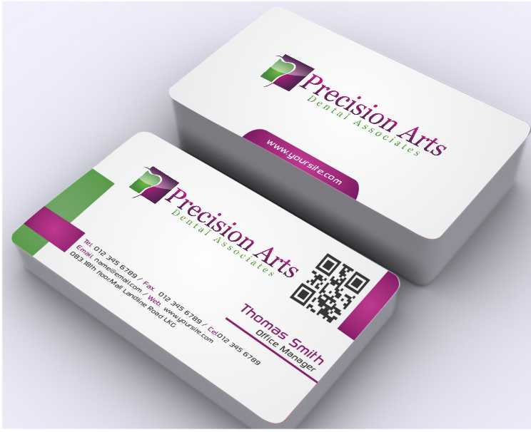 Business Card Design by AwsomeD for Precision Arts Dental Associates | Design #3700540